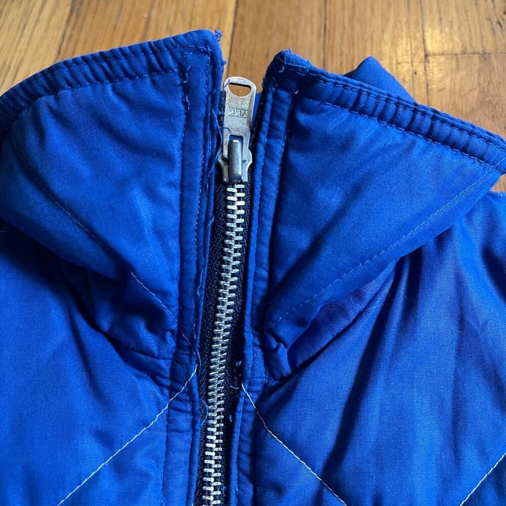 70s Vintage Ispo International Blue Ski Coat - Picture 4 of 12